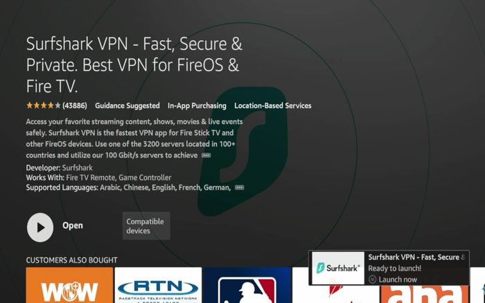 Wait for the app to download.