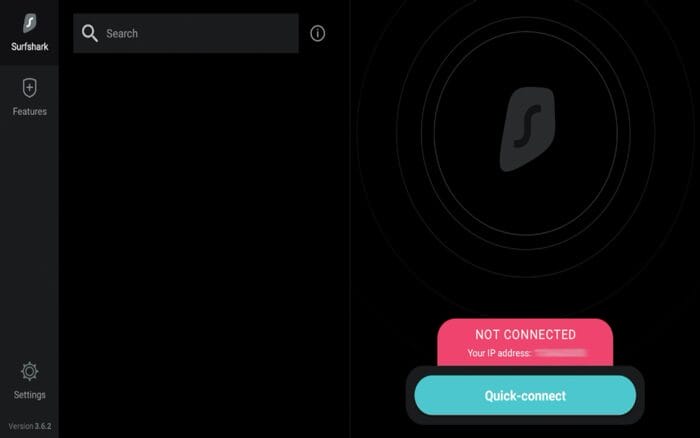 Click Quick-connect.