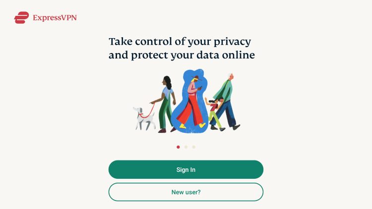 Log-In with your Express Account and connect to your preferred VPN Server.