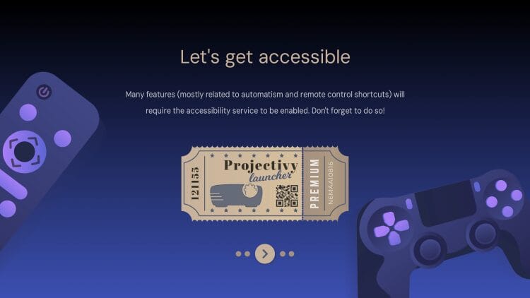 accessibility message