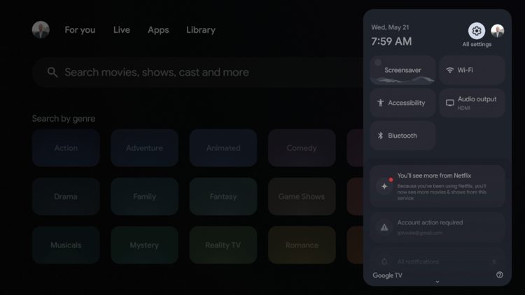 The first step we need to take is to enable Developer options on our device. Click the gear icon on the top right that says All settings.