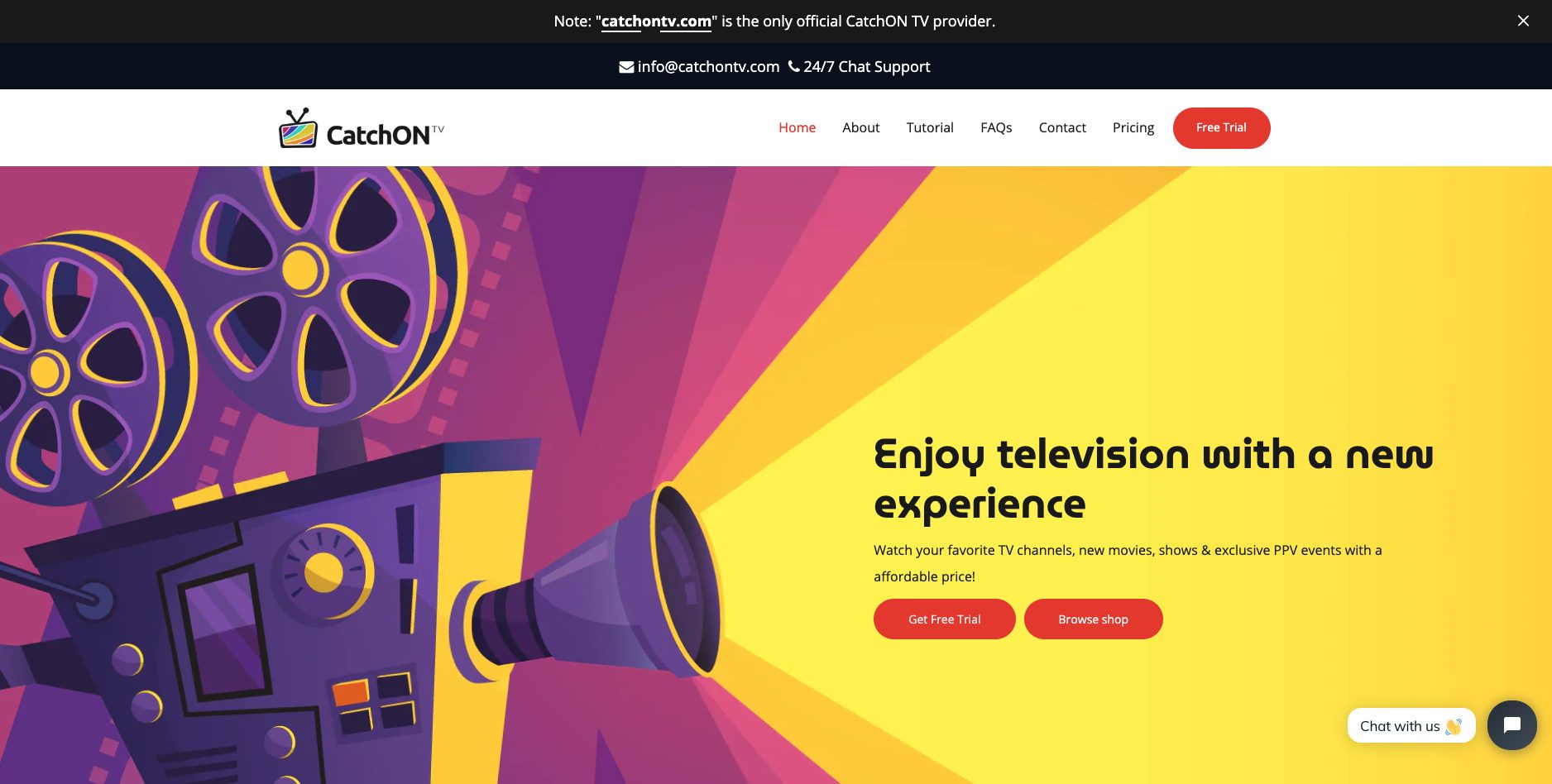 CatchON TV Website
