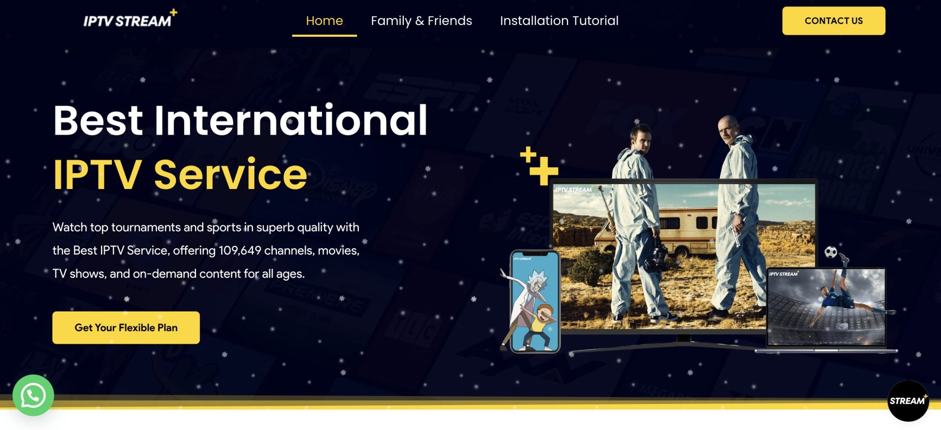 IPTV Stream Plus Website