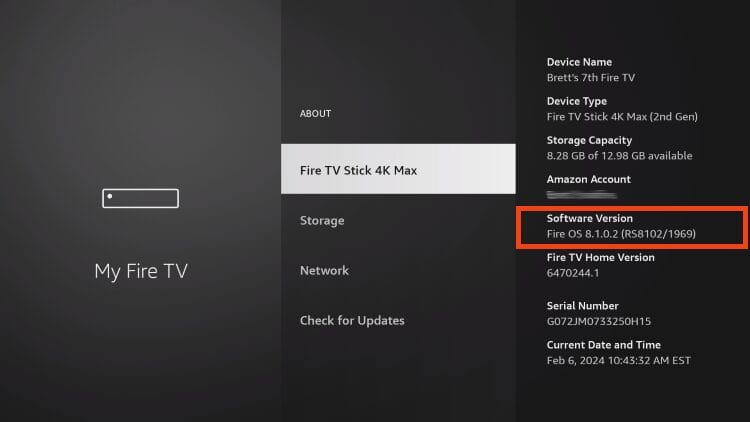 How to Find Firestick version
