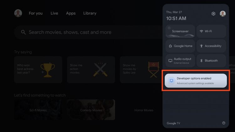 You will see it is enabled in your settings widget