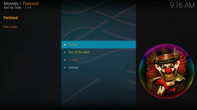 You have successfully installed the Twisted add-on