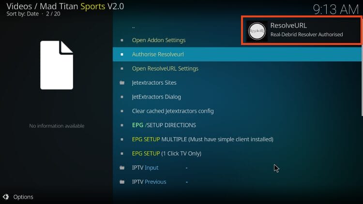 real-debrid success message
