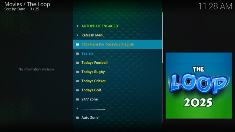 You have successfully installed The Loop add-on