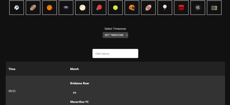 Stream2Watch Home Page