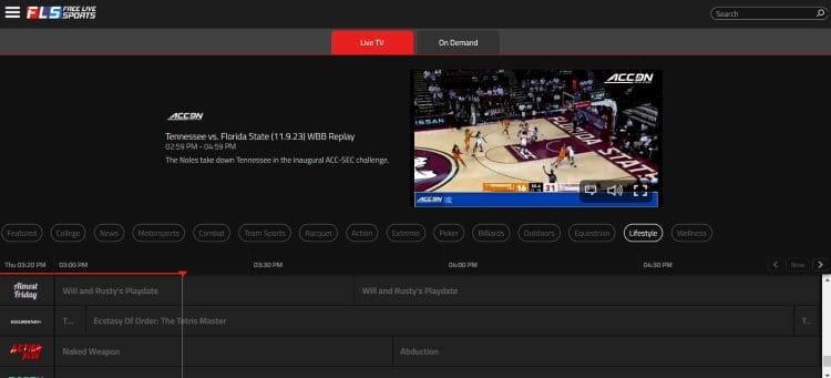 Free Live Sports TV