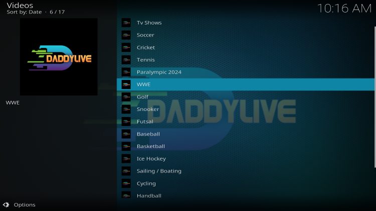 DaddyLive Sports