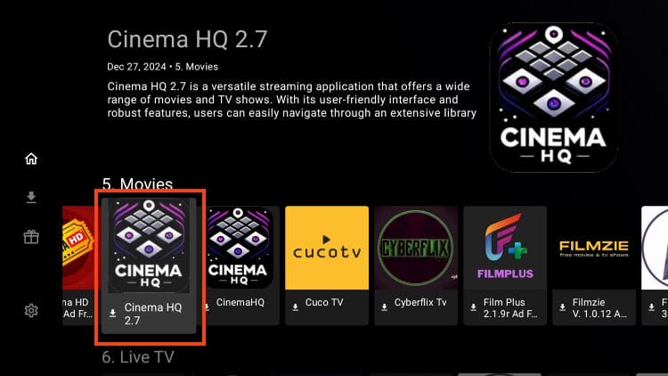 choose app to download