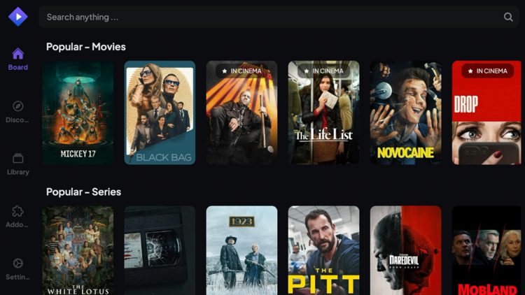 You have successfully installed Stremio on your Firestick or Android TV device.