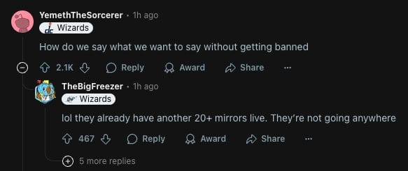 Reddit Thread on the Streameast Shutdown