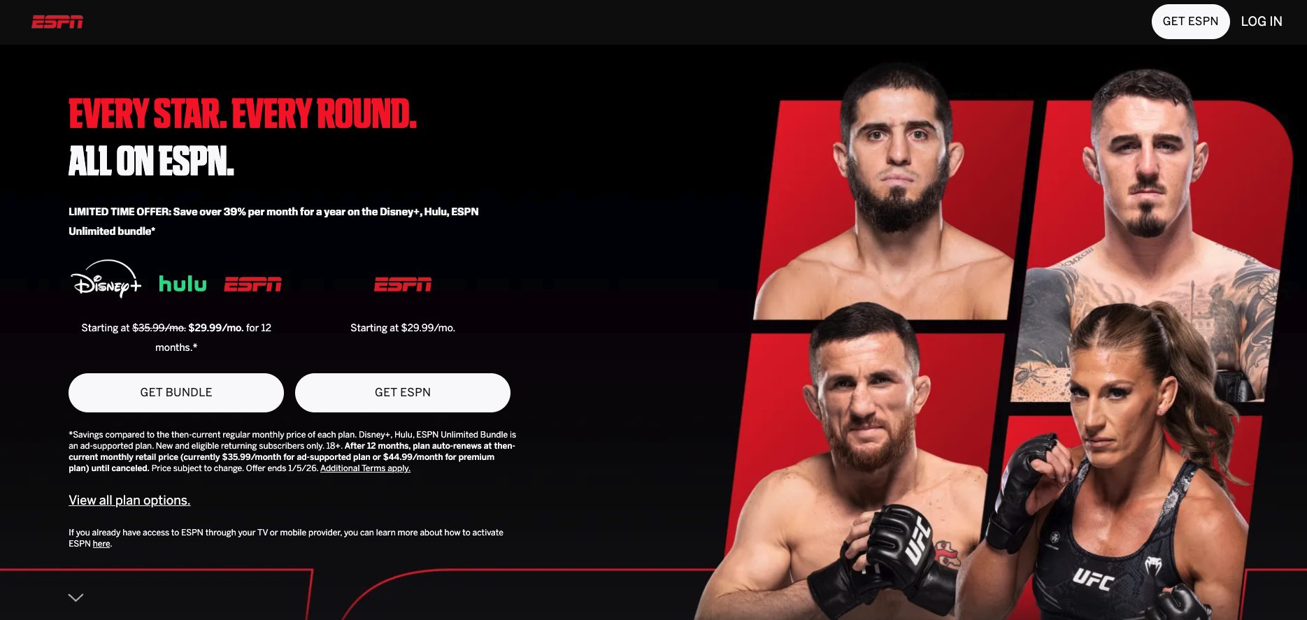 UFC on ESPN Plus