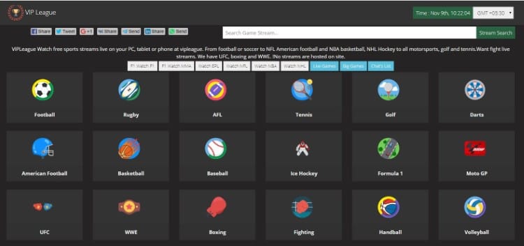 sports websites to watch ufc