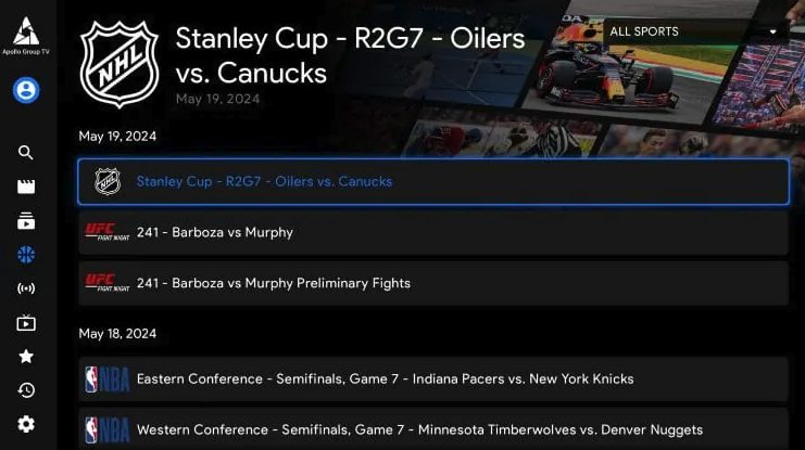 Apollo Group TV Sports