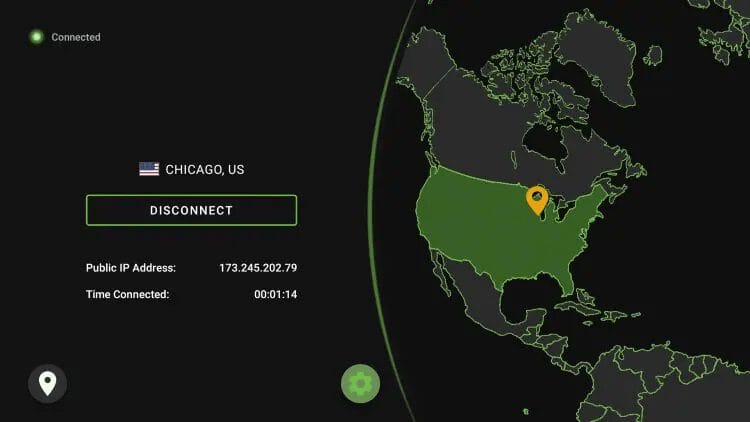 IPVanish App on Firestick