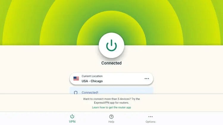 ExpressVPN App on Firestick