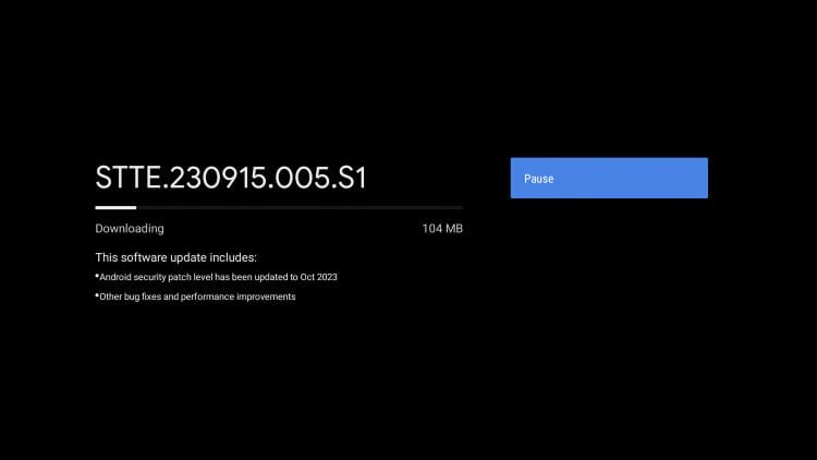 wait for update to install