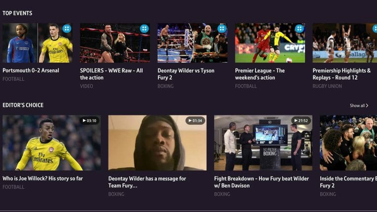 dazn sports streaming apps