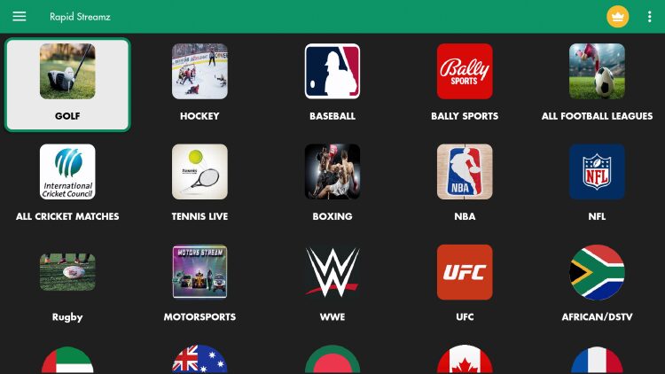 rapid streamz best sports streaming apps
