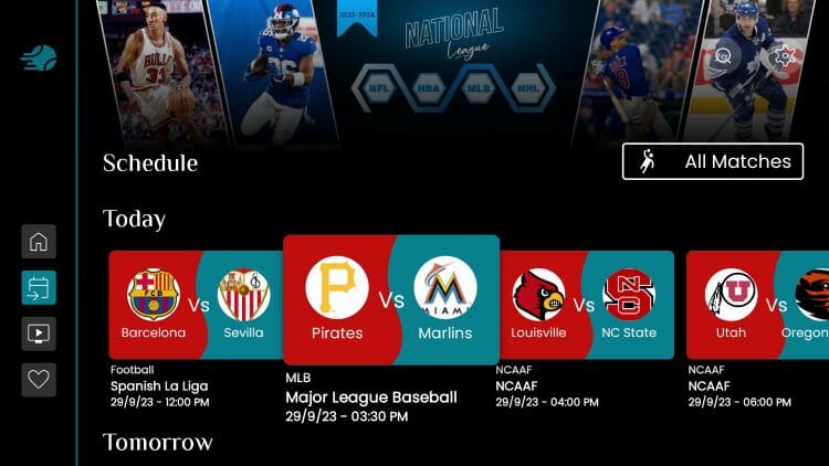 sportsfire best sports streaming app