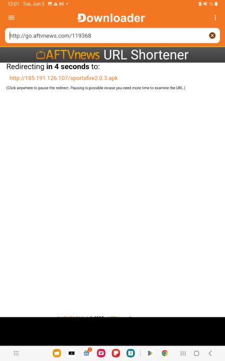 wait for file to download