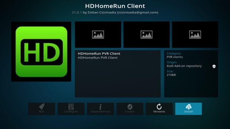 HDHomeRun Client