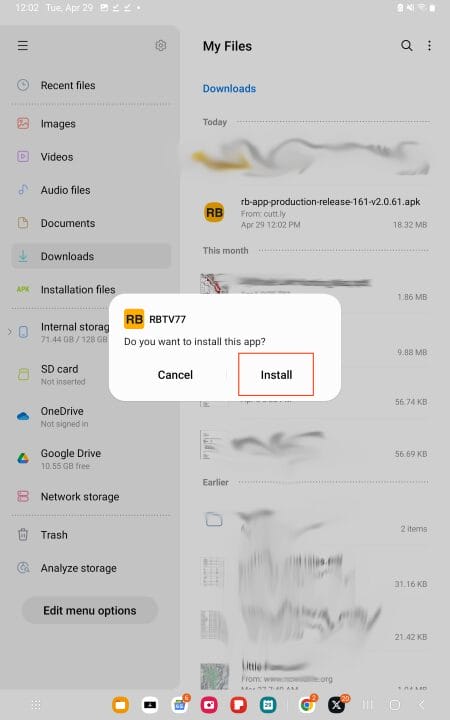 select install