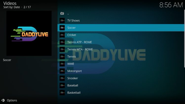 Sports Categories