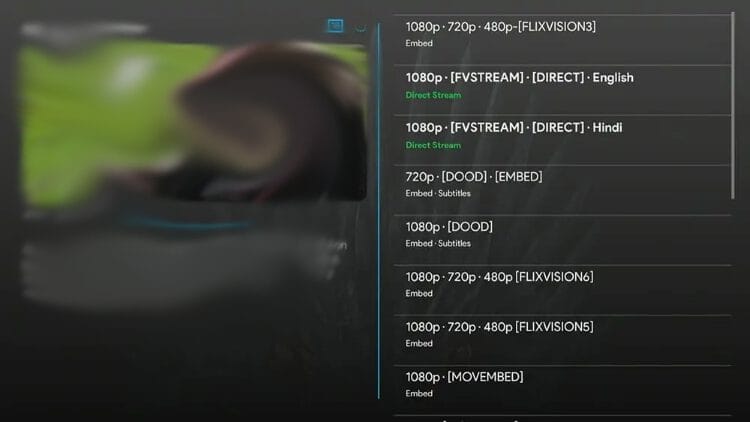 direct links in flix vision