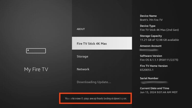 click fire tv stick 7 times to jailbreak firestick