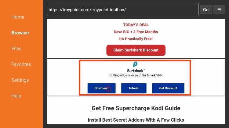 how to install apps with TP Toolbox