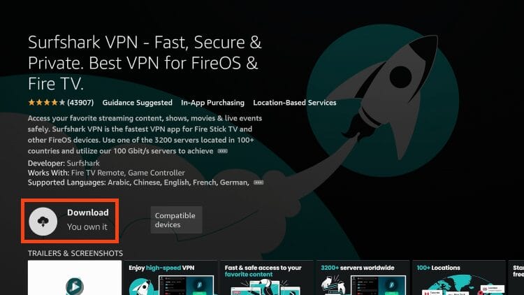 download the application