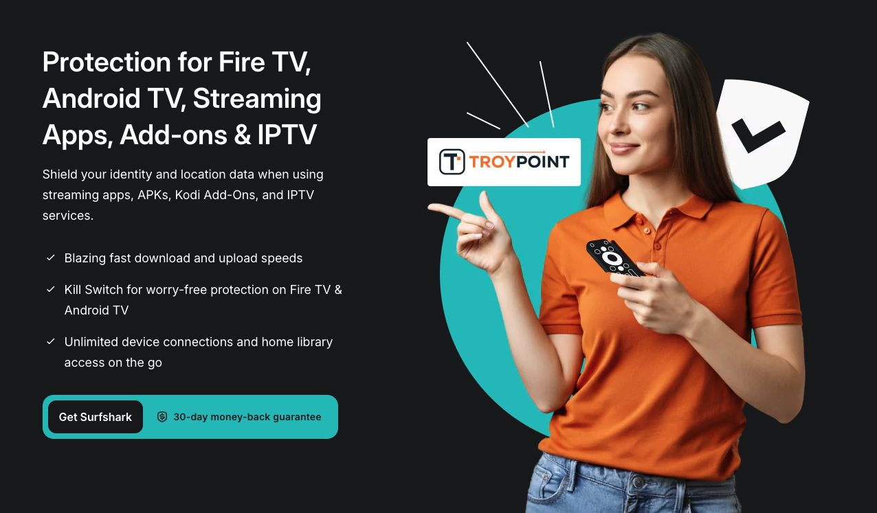 Surfshark VPN Troypoint Page