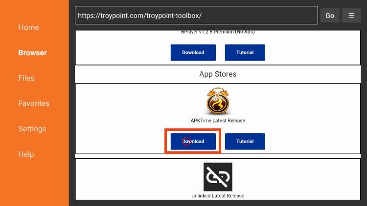 install APKTime to jailbreak firestick