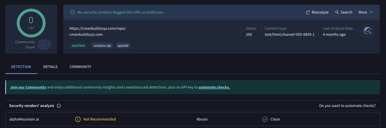 LG Channels VirusTotal Scan