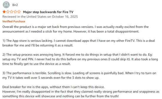 Firestick Select User Review