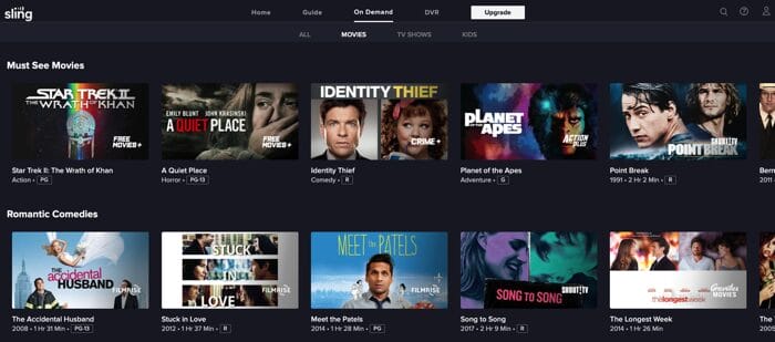 Sling TV Freestream Website