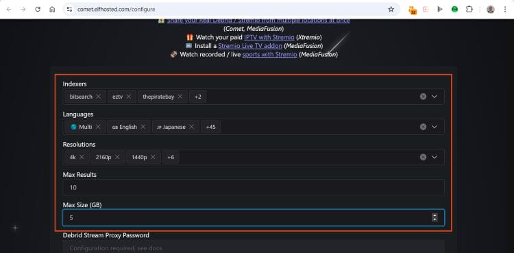 personalize settings