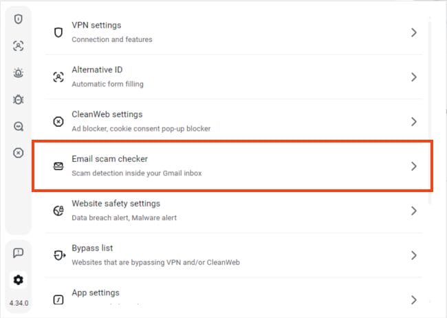 select Email Scam Checker
