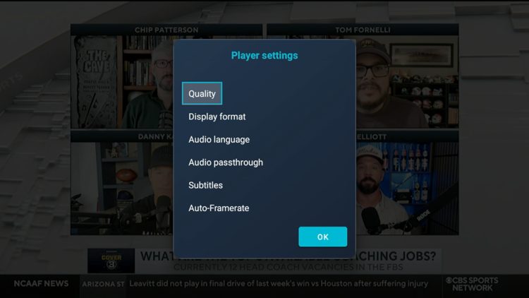 Player Settings