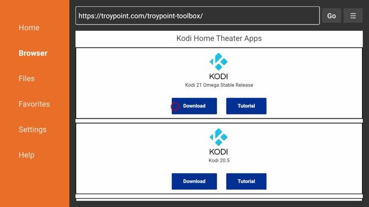 Now scroll down and install any application you prefer.