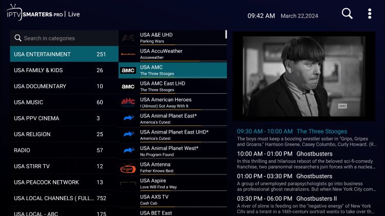 Unverified IPTV Service