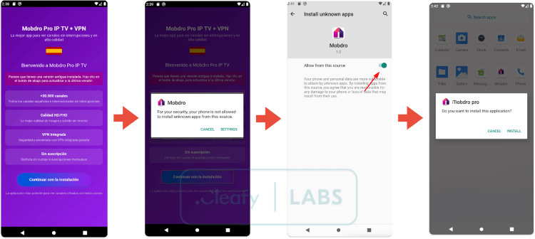 Fake Mobrdo IPTV App