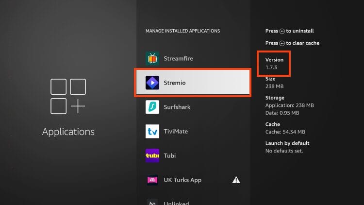 latest stremio release installed
