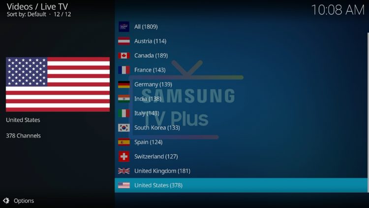 Samsung TV Plus Addon