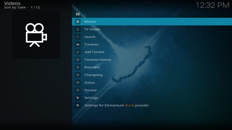 Elementum Home Screen