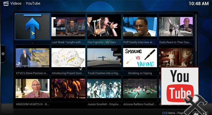 Youtube on Kodi